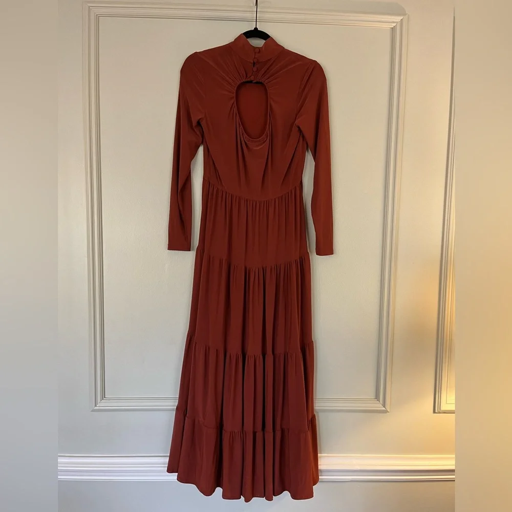 Taylor Tiered Maxi Dress Size 4 - Picture 3 of 5